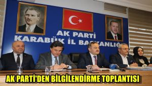 AK Parti Milletvekillerinden bilgilendirme toplantısı