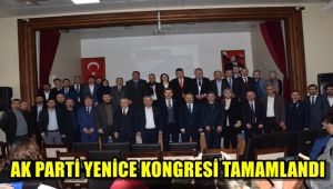 AK Parti Yenice 7.Olağan ilçe kongresi tamamlandı