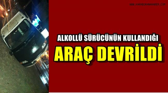 Alkollü sürücünün kullandığı kamyonet devrildi: 2 yaralı