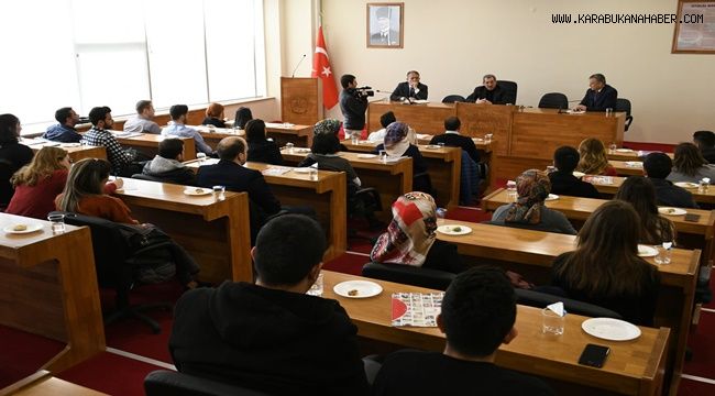 Başkan Vergili Yeni Atanan Öğretmenleri Kabul Etti