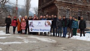 Doğadaki canlara destek oldular