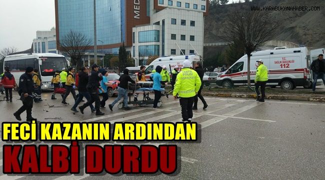 Feci kazanın ardından kalbi durdu