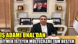 İş adamı Ünal'dan Avrupa'ya gitmek isteyen mülteciler için otobüs desteği