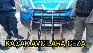 Kaçak avcılara 6 bin lira ceza