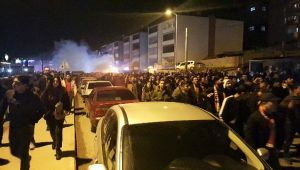 Karabük'te Galatasaraylıların derbi coşkusu