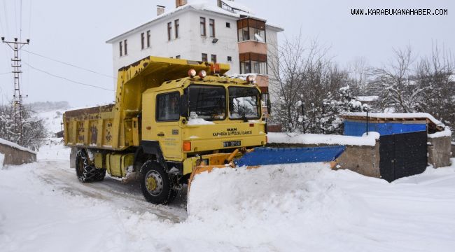 Karabük'te kapalı tüm köy yolları ulaşıma açıldı