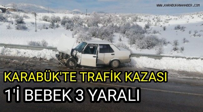 Karabük'te trafik kazası: