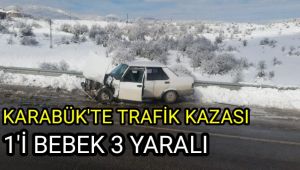 Karabük'te trafik kazası: