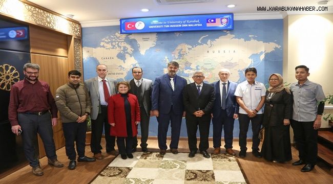 Malezya ve Hindistan üniversitelerinden KBÜ'ye ziyaret