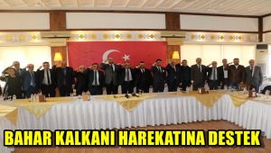 Bahar Kalkanı Harekatına destek