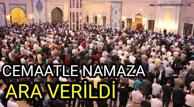 Cemaatle namaza ara verildi