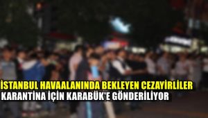 İstanbul Havalimanı'nda bekleyen Cezayirliler, karantina için Karabük'e gönderiliyor