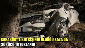 Karabük'te 1 kişinin öldüğü kazayla ilgili sürücü tutuklandı