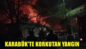 Karabük'te korkutan yangın