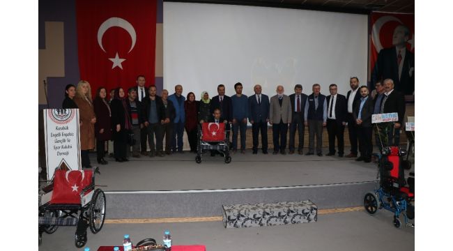Tekerlekli sandalyeler ihtiyaç sahiplerine teslim edildi