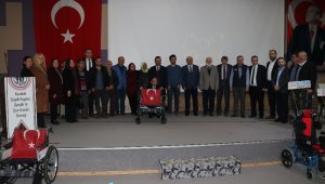 Tekerlekli sandalyeler ihtiyaç sahiplerine teslim edildi