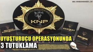 Uyuşturucu operasyonunda 3 kişi tutuklandı