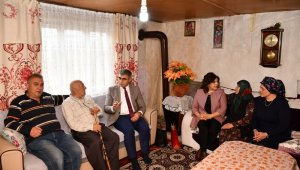 Vali Gürel'den vatandaşların evine ziyaret