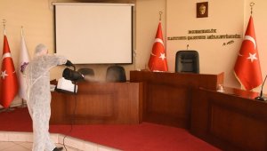 Karabük Özel İdare'den dezenfekte çalışmaları