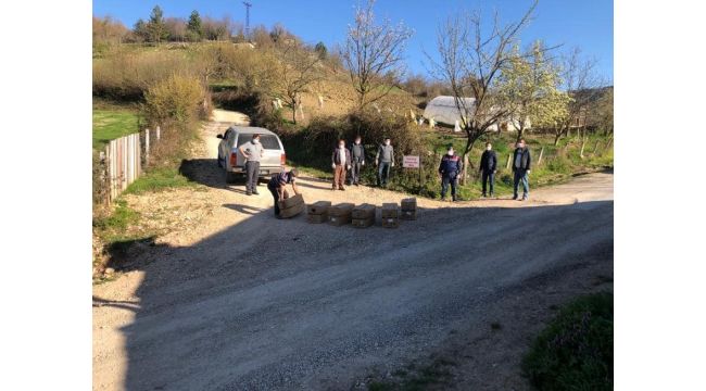 Karantinadaki köylere gıda yardımı yapıldı