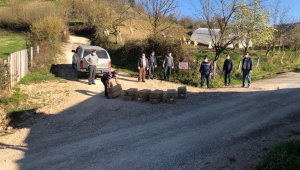 Karantinadaki köylere gıda yardımı yapıldı