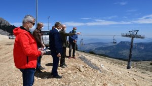 Keltepe Kayak Merkezi'nde kış sezonu hazırlıkları başladı