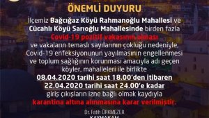 Safranbolu'da iki köy karantinaya alındı