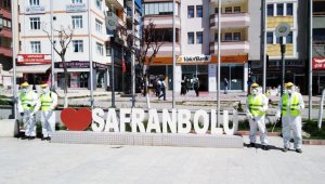 Tarihi kentte 130 bin metrekare alan dezenfekte edildi
