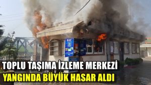 Toplu Taşıma İzleme merkezi yangında büyük hasar aldı