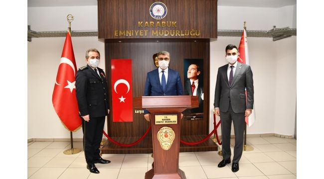 Vali Gürel'den Emniyet Müdürü Tuğ'a ziyaret