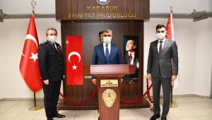 Vali Gürel'den Emniyet Müdürü Tuğ'a ziyaret