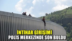 İntihar girişimi polis merkezinde son buldu