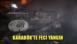 Karabük'te feci yangın