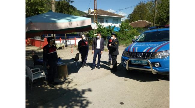 Kaymakam Ürkmezer kontrol noktalarını denetledi