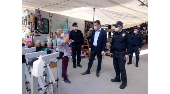 Kaymakamdan halk pazarı denetimi