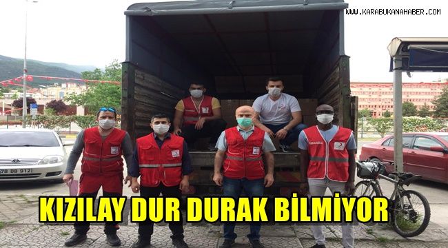 Kızılay dur durak bilmiyor