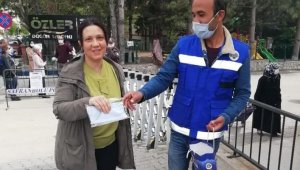Safranbolu'da iki günde 5 bin maske dağıtıldı