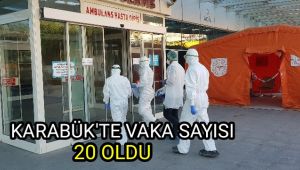 Karabük'te tedavi gören pozitif vaka sayısı 20 oldu
