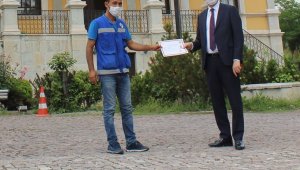Kaymakam vefa grubuna başarı belgesi verdi