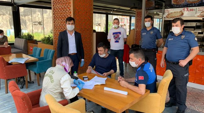 Kontrollü Sosyal Hayat kapsamında işyerleri Denetleniyor