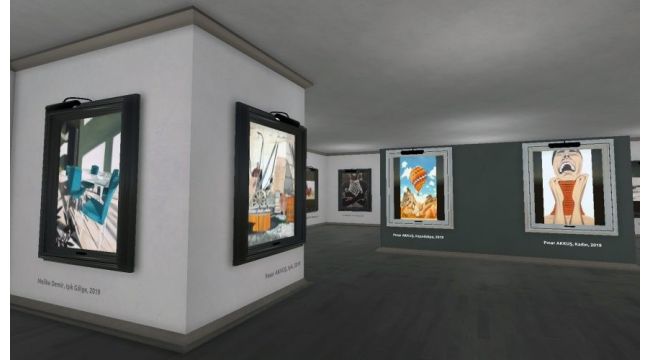 Mezuniyet sergisi sanal ortama taşındı