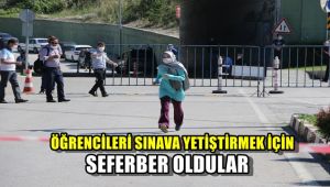 Öğrencileri sınava yetiştirmek için seferber oldular