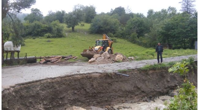 Özel İdare dere yataklarına müdahale etti