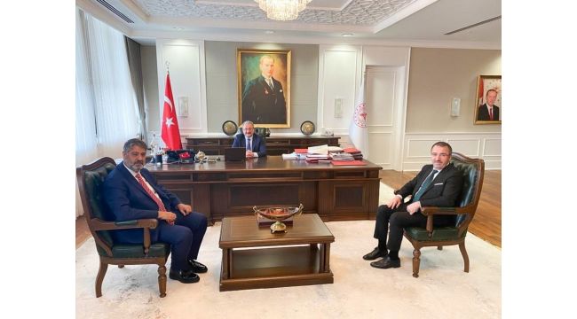 Rektör Polat'tan, Sağlık Bakanlığı'na ziyaret