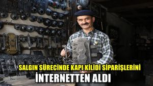 Salgın sürecinde kapı kilidi siparişlerini internetten aldı