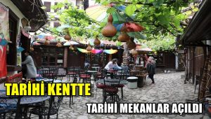 Tarihi kentte tarihi mekanlar açıldı