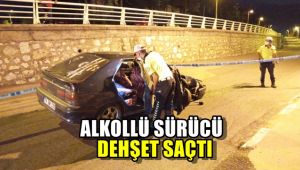 396 promil alkollü sürücü dehşet saçtı