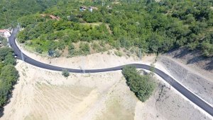 Demirciler-Salmanlar grup yolunda sıcak asfalt çalışmaları tamamlandı
