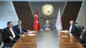Vali Gürel ve milletvekilleri Mustafa Varank'ı ziyaret etti.