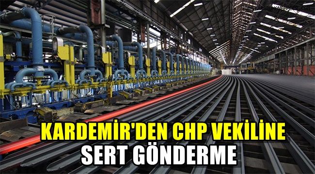 Kardemir'den Chp Milletvekili'ne sert gönderme
